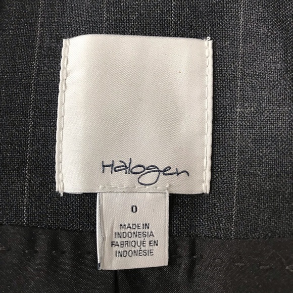 Halogen pinstripe blazer. - Picture 6 of 8